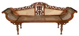 Late 19th Century Narra Settee, Untitled