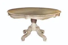 Round Table for Six, Untitled, narra