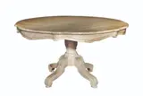 Round Table for Six, Untitled, narra