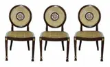 Untitled by A Set of Three Chairs with Inlay and Solihiya, narra and rattan, sold Mar 2020