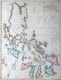 Rw Seale, George Anson, Walter, A Chart of the Channel in the Philippine Islands (Plate 26), hand-colored engraving