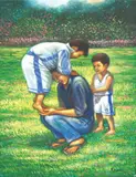 Fernando Sena, Affection, oil on canvas