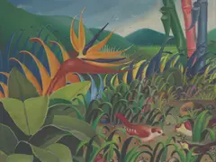 Jun Lovino, Garden VII, oil on canvas
