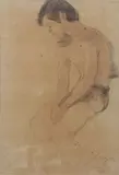 Tondo by José T. Joya, pastel on paper, sold Jan 2020