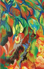 J. Ninez, Flowers, oil on canvas