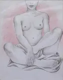 Benedicto Cabrera, Untitled, pen and ink on paper