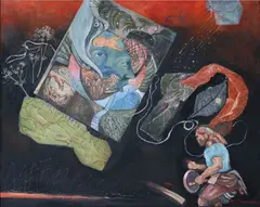 Benjie Torrado Cabrera, The Sound of Indigenous, oil on canvas