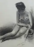 Cesar Legaspi, Untitled, charcoal on paper