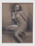 Cesar Legaspi, Nude, Pastel on paper