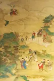 Chinese painting, Untitled Cuadro with silk painting
