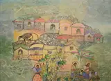 Untitled by Manuel Baldemor, oil on canvas, sold Apr 2019
