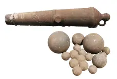 Blomefield Cascable, Untitled, with 16 pcs. Balls