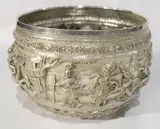 Untitled by Silver Burmese Jataka Bowl II, Mandalay Style, sold Apr 2019
