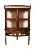Corner Cabinet, Untitled, Balayong and Kamagong with bone inlay