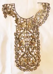 Silver breast plate, Untitled