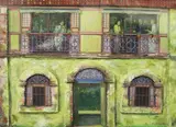 Al Angeles, Bahay Kastila, oil on canvas