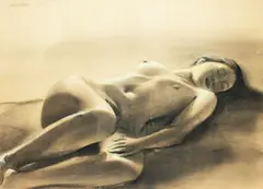 Nude by Cesar Legaspi, pastel on paper, sold Jan 2019
