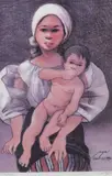 José T. Joya, Mother and Child, print 262/300