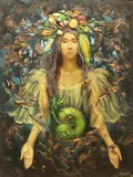 Jes Santos, Untitled, oil on canvas