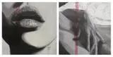 Ikoy Alvarez, a.) Lush 1 b.) Lush 2, oil on canvas
