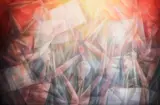 Armando H. Luna, Gising Bayan Ko, acrylic on canvas