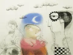 Omi Reyes, Untitled, mixed media on paper