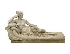 Reclining Nude by European School, Marble, sold Oct 2018