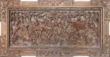 Untitled by Frame with wood carvings, sold Oct 2018