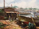 Feroel S. Gonzales, Untitled, oil on canvas