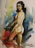 Angel Cacnio, Nude