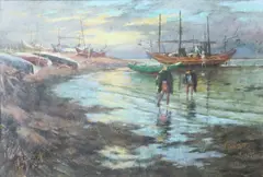 ntitled by Gabriel Custodio, pastel on paper, sold Jul 2018