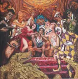 Sherwin Paul Gonzales, The Paper Crown Affair, oil on canvas