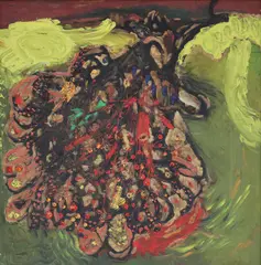Abigail Torrevillas, Sophisticate Woman, oil on wood