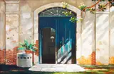 Fidel Sarmiento, Hasta Mañana, oil on canvas