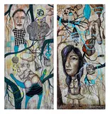 Kevin Balboa, Untitled, Mixed media on Canvas