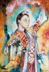 Untitled by Philippine School, Mixed media on paper, sold Oct 2017