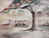 Lyd Arguilla, Landscape, Watercolor on paper