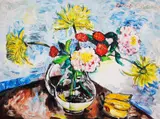 Tip Toes by Norma Belleza, Oil on canvas, sold Oct 2017