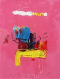 Jojo Lofranco, Abstract, Acrylic on paper