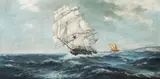 Oscar T. Navarro, Galleon, Oil on canvas
