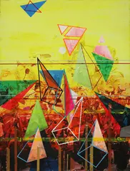 Vincent Christopher Gonzales, Baler, Mixed media