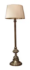 Standing Lamp Shade, French, Brass