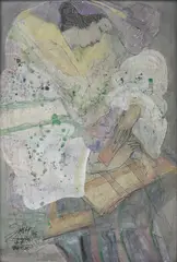 Drawing #8 - Panuelo by Jeff Dizon, Mixed media, sold Jul 2017