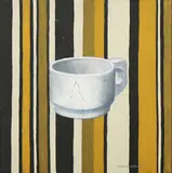 Kiko Escora, Teacup, Acrylic on canvas