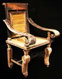 Kamagong Chair, 20th Century, Kamagong and Bamboo