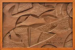 Abstract by Napoleon Abueva, wood, sold Jul 2016