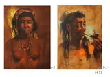 Gabriel Custodio, Pair of Drawings