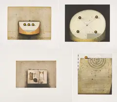 Konvolut von 4 Radierungen by Friedrich Meckseper, a) Labyrinth, sold Feb 2023
