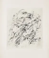 Ohne Titel by Peter Brüning, 1961, Radierung auf Velin, sold May 2022