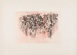 Peter Brüning, Ohne Titel, 1959, Farbradierung auf Bütten